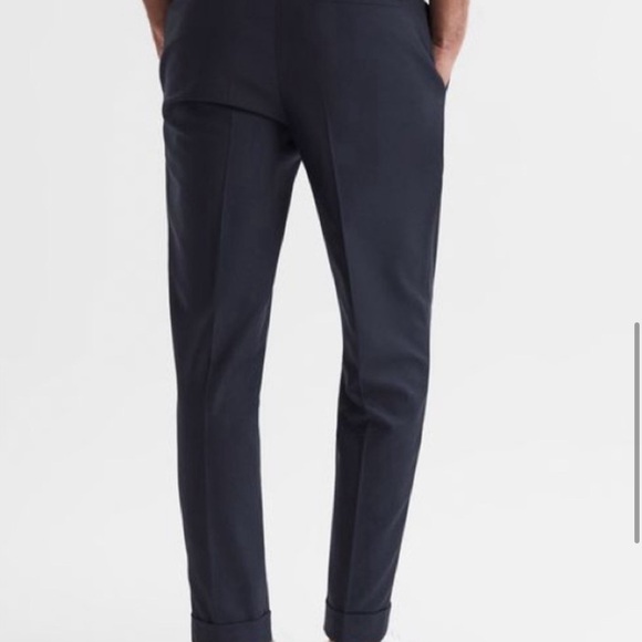 Reiss Brighton drawstring pants in Navy .. W 32 - Picture 4 of 8